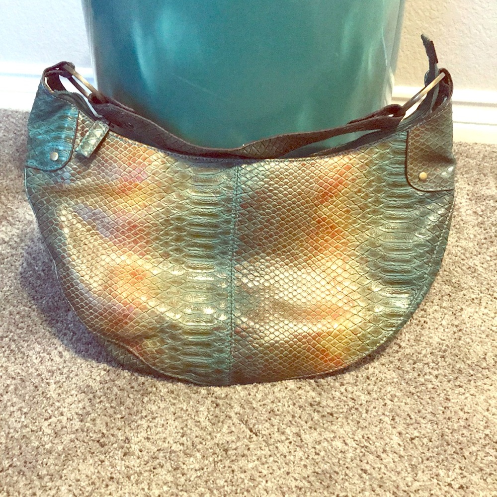 Animal print handbag
